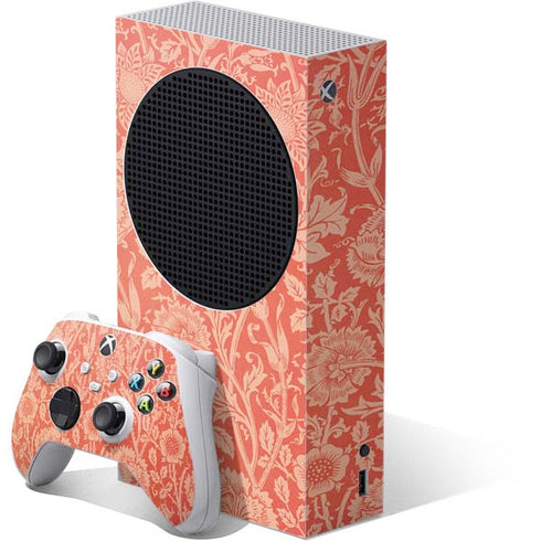 William Morris Pink & Rose Xbox Series S Bundle Skin