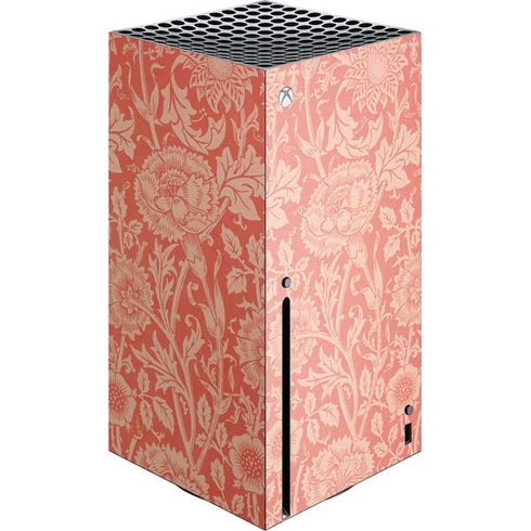 William Morris Pink & Rose Xbox Series X Console Skin