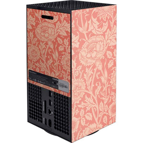 William Morris Pink & Rose Xbox Series X Console Skin