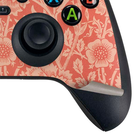 William Morris Pink & Rose Xbox Series X Controller Skin