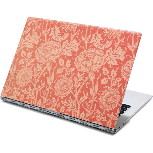 William Morris Pink & Rose Yoga 910 2-in-1 14in Touch-Screen Skin