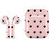 Pink and Black Polka Dots Apple AirPods 2 Skin