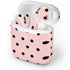 Pink and Black Polka Dots Apple AirPods 2 Skin