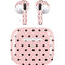 Pink and Black Polka Dots Apple AirPods (3rd Gen 2021) Skin