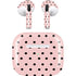 Pink and Black Polka Dots Apple AirPods (3rd Gen 2021) Skin