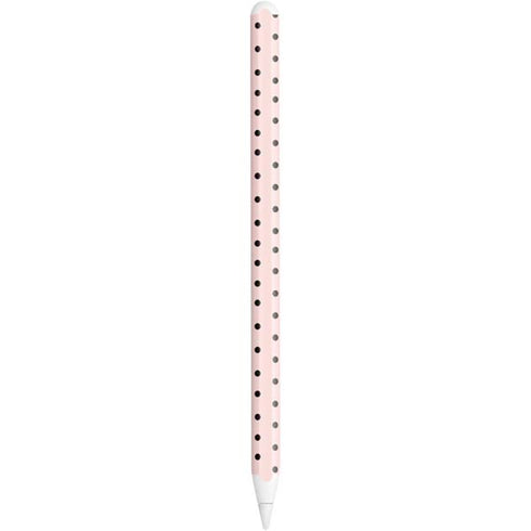 Pink and Black Polka Dots Apple Pencil (2nd Gen 2019) Skin