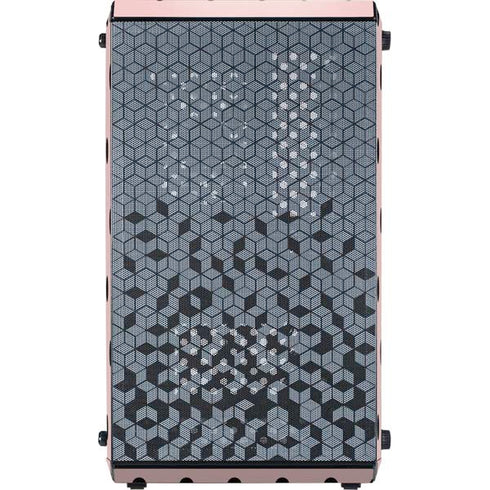 Pink and Black Polka Dots Cooler Master MasterBox Q300L Mini Tower Skin