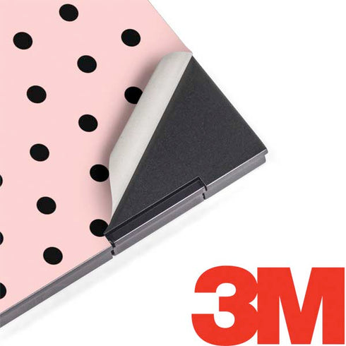 Pink and Black Polka Dots HP Envy Skin