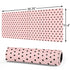 Pink and Black Polka Dots Gaming Mouse Pad