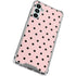 Pink and Black Polka Dots Galaxy A13 5G Clear Case