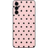 Pink and Black Polka Dots Galaxy A14 5G Skin