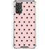 Pink and Black Polka Dots Galaxy A32 5G Clear Case