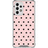 Pink and Black Polka Dots Galaxy A33 5G Clear Case