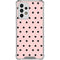 Pink and Black Polka Dots Galaxy A53 5G Clear Case
