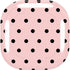 Pink and Black Polka Dots Galaxy Buds Live Skin