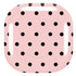 Pink and Black Polka Dots Galaxy Buds Live Skin