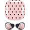 Pink and Black Polka Dots Galaxy Buds Pro Skin