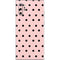 Pink and Black Polka Dots Galaxy Note 10 Plus Skin