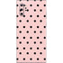 Pink and Black Polka Dots Galaxy Note 10 Plus Skin