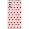 Pink and Black Polka Dots Galaxy Note 10 Skin