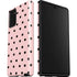 Pink and Black Polka Dots Galaxy Note20 5G Pro Case