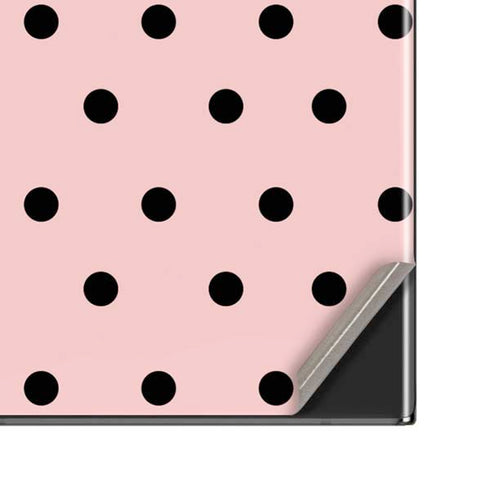 Pink and Black Polka Dots Galaxy Note20 Ultra 5G Skin