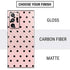 Pink and Black Polka Dots Galaxy Note20 Ultra 5G Skin