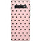 Pink and Black Polka Dots Galaxy S10 Skin