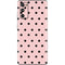 Pink and Black Polka Dots Galaxy S20 Fan Edition Skin
