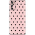Pink and Black Polka Dots Galaxy S20 Fan Edition Skin