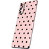 Pink and Black Polka Dots Galaxy S20 Fan Edition Skin