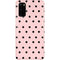 Pink and Black Polka Dots Galaxy S20 Lite Case