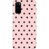 Pink and Black Polka Dots Galaxy S20 Lite Case