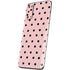 Pink and Black Polka Dots Galaxy S20 Skin