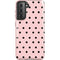 Pink and Black Polka Dots Galaxy S21 5G Pro Case