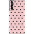 Pink and Black Polka Dots Galaxy S21 5G Skin