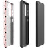 Pink and Black Polka Dots Galaxy S21 FE Pro Case