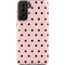 Pink and Black Polka Dots Galaxy S21 Plus 5G Pro Case