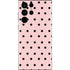 Pink and Black Polka Dots Galaxy S22 Ultra Skin