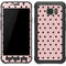 Pink and Black Polka Dots Galaxy S7 Active Skin