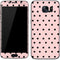 Pink and Black Polka Dots Galaxy S7 Skin