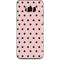 Pink and Black Polka Dots Galaxy S8 Plus Skin