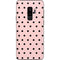 Pink and Black Polka Dots Galaxy S9 Plus Skin