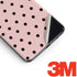 Pink and Black Polka Dots Galaxy S9 Skin