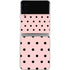 Pink and Black Polka Dots Galaxy Z Flip3 5G Skin