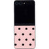 Pink and Black Polka Dots Galaxy Z Flip5 5G Skin