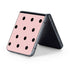 Pink and Black Polka Dots Galaxy Z Flip5 5G Skin