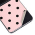 Pink and Black Polka Dots Galaxy Z Flip5 5G Skin