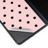 Pink and Black Polka Dots Galaxy Z Fold3 5G Skin