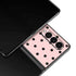 Pink and Black Polka Dots Galaxy Z Fold3 5G Skin